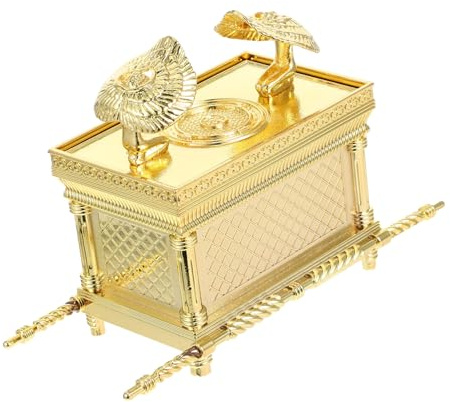 Alipis Arca De La Alianza Adornos El Arcadel Pactode Israel Arca De La Alianza Modelo Tabletas De Arca Rod Testimonio Judío Réplica Figuras Religiosas Regalo Judaica Arca De Oro