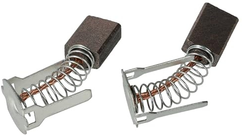 vhbw 2x Kohlebürste 4,4 x 7,9 x 11,2 mm kompatibel mit Bosch GSR 18V-21 3 601 JH1 000, 3 601 JH1 050 Elektrowerkzeug + Feder