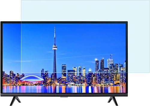 XDRGOOIUY Protecteur d'écran TV 32-75 Pouces, Filtre d'écran Anti-lumière Bleue Anti-éblouissement, soulage la Fatigue oculaire, Convient aux écrans LCD, LED, 4K OLED et QLED HDTV