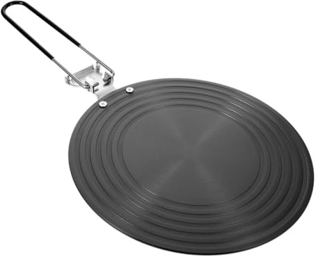 Cabilock Induktionsplatte Adapter für Gasherde Wärmeleitplatte aus Aluminium Herdplatte Wärmeverteiler Induktion Adapterplatte für Kochen Metallherdplatte Wärmeverteilung