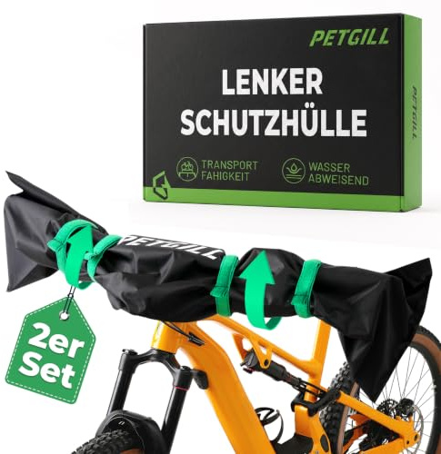 Confezione da 2 protezioni per manubrio Ebike, per il trasporto, accessori per bicicletta, impermeabile, resistente all'umidità e alla polvere, per bicicletta, accessori da campeggio
