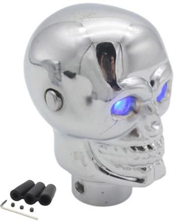 Schaltknauf für manuelle Schalthebel, Totenkopf-Stil, Auto-Innenraum, Schaltknauf, Fahrzeugdekoration, Schaltknauf