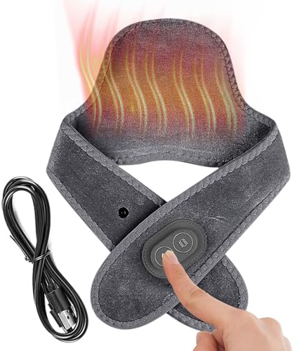 Termoforo Per Collo - Portatile cuscini Riscaldante Cervicale Elettrico, Termoforo Elettrico Senza Fili Con 3 Temperature, Per Dal Disagio Rilassamento Muscolare Per Donne Anziani