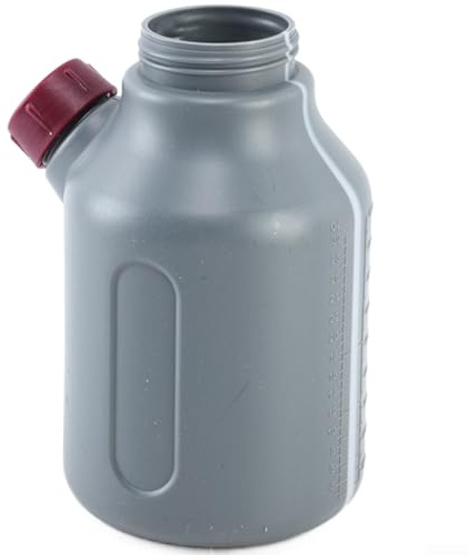 Bouteille de rechange en mousse à remplissage latéral pour nettoyeur haute pression, corps de pot en plastique épais avec couvercle doseur, compatible avec les systèmes de lavage de voiture, noir