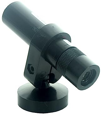 hedue® Laser de positionnement PL2 - Laser croisé rouge, module laser focalisable, laser à ligne pour projeter une croix laser rouge, 50 mW de puissance, 80 x 20 mm