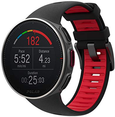Polar Vantage V Titan – Unisex Profi-Multisportuhr mit GPS und optischer Pulsmessung für den Profisport, Multisport- und Triathlontraining - Laufleistung, Wasserdicht