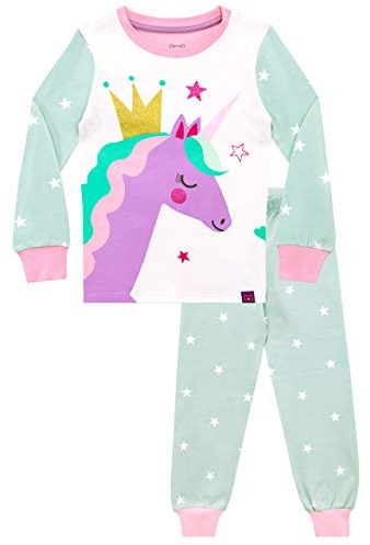 Harry Bear Girls Unicorn Pyjamas Snuggle Fit Multicoloured 4-5 Years