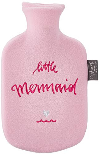 fashy little stars 6505 40 Kinderwärmflasche mit Fleecebezug Und Stickerei, 0. 8 l