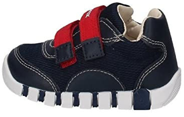 Geox B IUPIDOO BOY C, Zapatos para primeros pasos para Bebé-Niños, NAVY, 22 EU