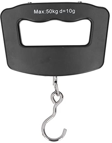 Gepäckwaage, Tragbare Gepäckwaage Digital Präzise Mini Angelhaken Hängen Waage, elektronische Hängewaage, Kofferwaage mit LCD-Display, Fischwaage mit Haken für Reisen Outdoor Zuhause