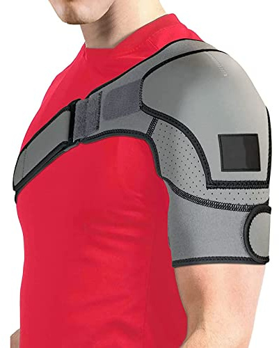 CHALKSEA Attelle Épaule À Bandage - Epauliere pour Femmes Et Hommes, Épaulière Tendinite Médicale, Soutien D'épaule, Compression Epaulière Sangle, Bandage Support D'épaule, Cadeau De Récupération