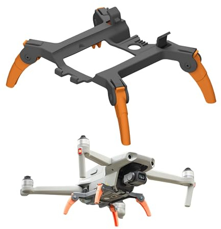 Drohnen Fahrwerk, 1 Set, kompatibel mit DJI Air 2, DJI Air 2S, Landebeine schützen Gimbal und Unterboden, Unterbau für sanftes Landen, Drohne Beine Landung, Drone Landegestell, Landefüße aufsteckbar