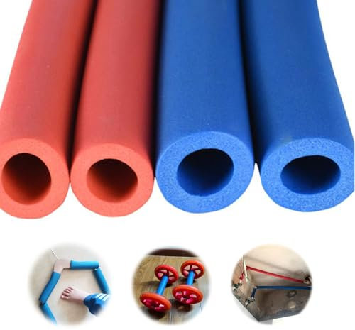 Rohrisolierung Schaumstoffrohr Für Innen Außeninstallation Rohrisolierung Schlauch Für 1,8m/2m Länge Winter Rohrverkleidungen Passend Für 6--60mm Durchmesser Rohr Blau/Rot ( Color : Red , Size : ID25m