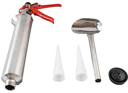 TABODD Pistolet à mortier portable - Pistolet à mortier - Pistolet à mortier - Pointing - Brique - Ciment - Pompe à chaux - Grouting - Applicateur avec 2 buses pour ciment calcaire, applicateur pour