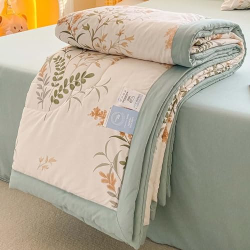 Couverture De Lit Couette D'été Couvre-lit Matelassé 2/1 Personnes 200*230/180*200cm Double 1 Pièces Patchwork Dessus De Lit Courtepointe Réversible Doux Literie En Microfibre ( Color : C , Size : 150