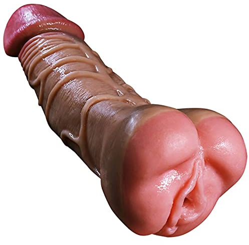 Gode réaliste avec manchon de pénis, jouet sexuel de poche pour masturbation pour homme – Gode anal en silicone Real Dong Pocket Pussy, jouet sexuel de masturbation anale pour homme, femme, couple