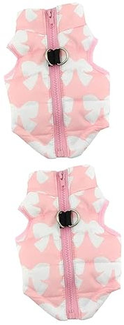 BELLIFFY 2stücke Pet Dog Winter Vest Warme Hundejacke Für Kleine Hunde Atmungsaktive Und Bequeme Haustierbekleidung Für Herbst Und Winter Aktivitäten