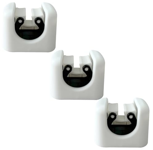 Onezebra 3 Pcs Broom Holder Wall Mounted, Self Adhesive Mop Holder Organizer for Bathroom, Kitchen, Garage, Garden – Space-Saving Mop Holder Wall Mounted for Tool Tidy Storage in Office and Home