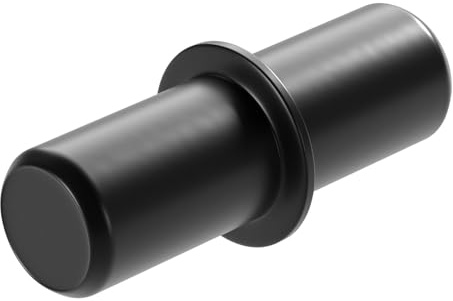 SOTECH 50 Stück Bodenträger DUPLO schwarz für Bohrloch 5 mm Regalbodenträger zum Einstecken für Holzböden