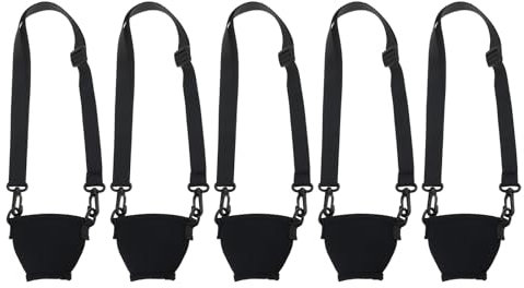 5Pcs Adjustable Wine Glass Lanyards Drink Holder with Neck Strap Insulator Holder Necklace Cup Holder Wine Accessory