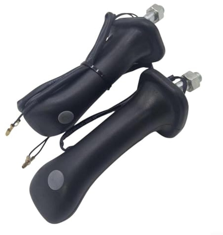 URPIZY Palanca de control de joystick excavadora para Rexroth 55/60/65/75-8/80 accesorios de excavadora repuestos ABS negro resistente a la corrosión resistente al desgaste 2 piezas con protección
