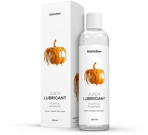 Satisfyer Playful Pumpkin | Wasserbasiertes Gleitmittel | 300 ml | Wasserbasiertes Gleitmittel für empfindliche Haut | Öl- & fettfrei, leicht abwaschbar & kondomgeeignet | Gleitgel für Sex