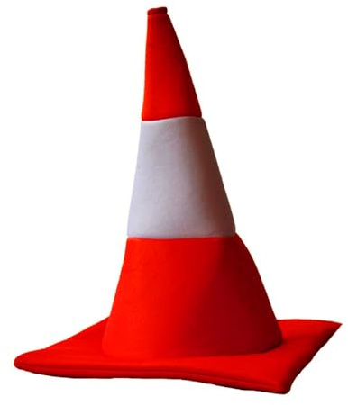 Traffico cono cappello festa di compleanno copricapo cappello per adulti bambini festival copricapo riunione famiglia gioco di ruolo costume accessori costume di Halloween