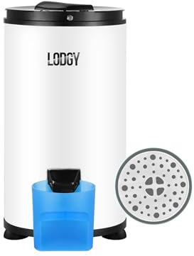 Lodgy - Centrifugeuse - Essoreuse sèche - Centrifugeuse pour Linge - Mini Sèche-linge - AAA+ (Blanc)