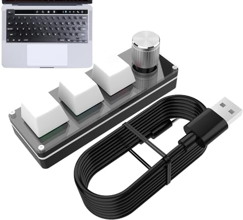 Generico Custom Office Keyboard, 3.94 Inches Programmable Keypad, Keypad Programming for Work | Computer Accessories, Programmable Keyboard Silent for Travel Game Study Business Work