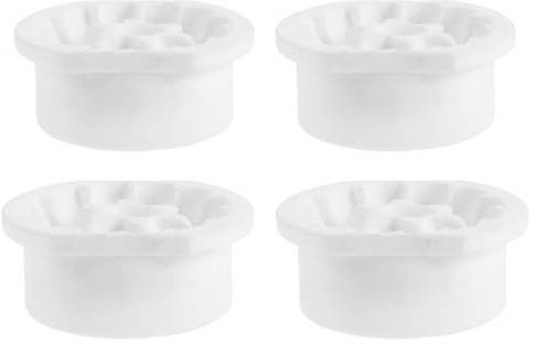 LALADEFIEE 4pcs Ceramic Pepper Mill Replacement Cores Alumina Grinder Parts for Salt and Spice Mills Easy DIY Installation Compatible with Standard Grinder Bottles for Versatile Kitchen Use