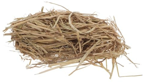 HOODANCOS Paja Natural de Trigo Lecho Suave y Fácil de Esparcir para Cama de Mascotas y Gallineros para Hamsters y Perros, Adecuado para Decoración de Granja y Conejitos