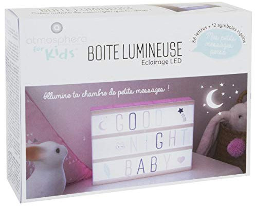 Atmosphera Boite Lumineuse A5 Rose