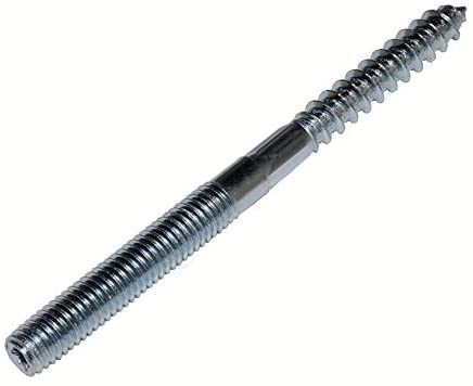 25 Stück Stockschrauben, Stahl verzinkt, mit Torx und Sechskant am Schaft (M 10 x 150 mm)