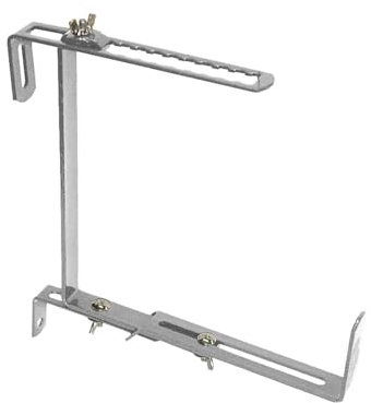 bellissa – Blumenkastenhalterung eckig für Blumenkästen 6er Set hochbelastbar bis 30kg - Montage für Geländer & Brüstungen – Verstellbare Halterung für eckige Balkonkästen – Stabil & wetterfest