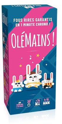 OLE MAINS ! | Jeu de société Familial et de soirée | Fous rires garantis Entre Adultes & Ados, Famille & Amis | 600 Cartes et Fabriqué en Europe