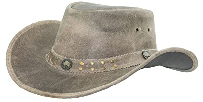 Black Jungle Yukon Lederhut, Westernhut, Australienhut, Cowboyhut