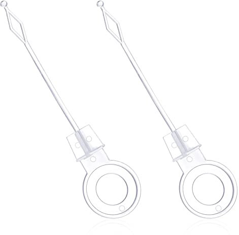 2pcs Universal Fridge Freezer Drain Hole Plunger Refrigeration Plunger,9.5cm Universal Freezer Drain Hole Plunger Drain Hole Plunger Device Refrigerator Accessories for Families,Restaurants,white