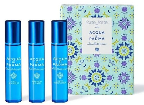 Acqua di Parma Blu Mediterraneo Eau de Toilette Arancia di Capri 12ml + Fico di Amalfi 12 ml + Mirto die Panarea 12 ml