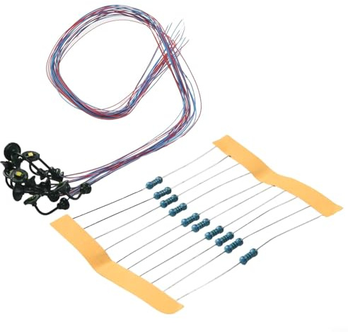 10PCS HO Maßstab 1:87 Hängelampe Modelleisenbahn Outdoor Wand Schwanenhals Licht LED für DIY Modellbau, 1977792968