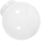 Pantalla de Lámpara de Techo Esférica - Globo de Vidrio Opal para Baño, Exterior, Pasillo | 20/22 cm | Luz Cálida o Fría | Fácil Instalación