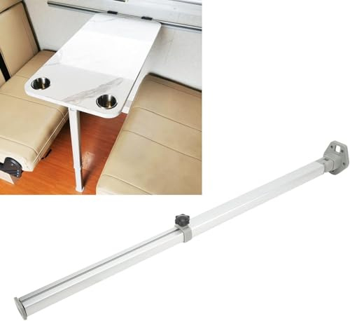 EIMSOAH Telescopic Adjustable Table Leg Foldable Aluminum Alloy 560-930 mm for Campervan Boat Yacht Camping Table Support