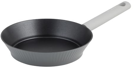 Florina Sartén de aluminio Serrano 24 cm I Sartén con asas de tacto suave I Ligera y robusta I Recubrimiento antiadherente I Estructura rayada | Diseño elegante