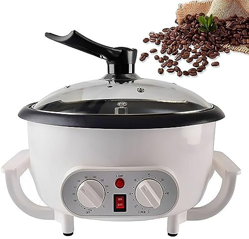 Coffee Roaster Machine with 0-240℃ Temperature Adjustment, 60min Timer - Multifunctional Automatic Roaster for Coffee Bean Nut Peanut Cashew