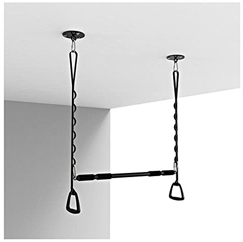 IUokLU Klimmzugstange für Fitness und Krafttraining für Erwachsene höhenverstellbar zur Wand- und Deckenmontage stabile Tragkraft 300 kg