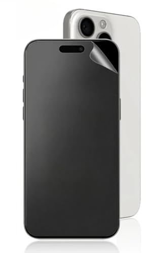 TMahhbid 2 Stück Matte Schutzfolie für iPhone 16e/iPhone 17e/iPhone SE 4 (2025) (6.1 Zoll), [Blendschutz][Anti-Fingerabdruck] Weiche Flexibilität Hydrogel Folie, Fingerabdruck-ID Unterstützen