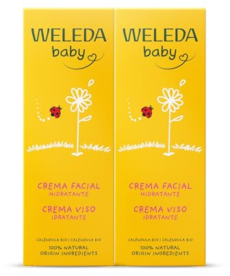 Weleda Bipack Baby Crema Viso Calendula, (2 x 50 ml)
