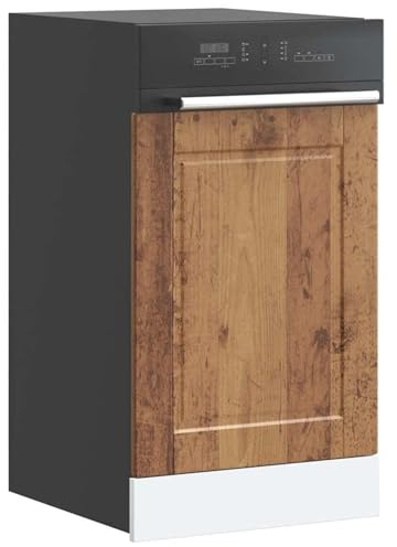 Gecheer Pannello Lavastoviglie Porto Legno Vecchio 45x1,5x67 cmCucina moderna artigianale in rovere