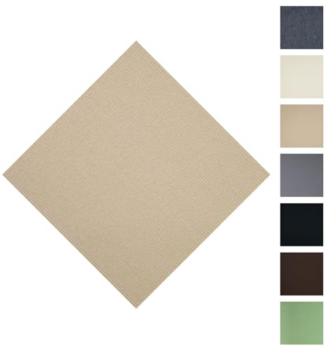 ZOWZOW Piastrelle Moquette Autoadesive 10 Pezzi – 30x30 cm Piastrelle da Pavimento Senza Colla, Facili da Installare, Antiscivolo, Fai da te Kaki