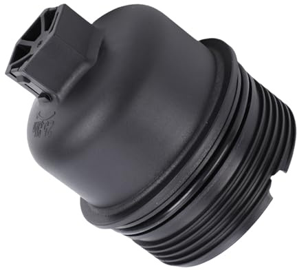 SIXRUN Sostituzione per 15209 00Q0A, Coperchio Superiore Alloggiamento Filtro Olio ABS con Anello di Tenuta Dedicato per compatibilità Laguna