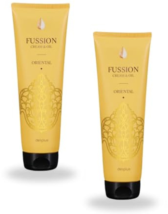 Fussion Cream & Oil Oriental, crema corpo con olio, confezione da 2 flaconi, 250 ml ciascuno